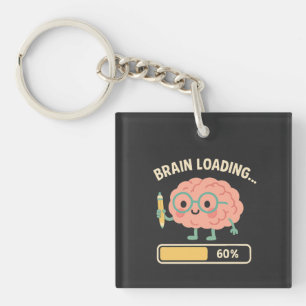 Lieve Hersenen Lade Illustratie – 60% Studie  Sleutelhanger