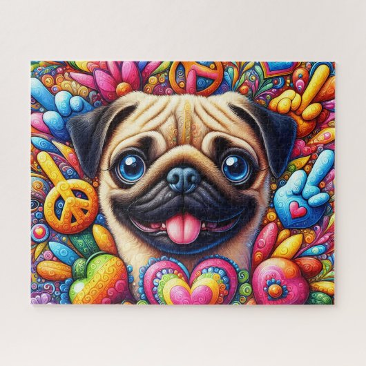 Lieve Hippie Poot Legpuzzel (Horizontaal)