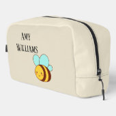 Lieve hommel gepersonaliseerd  toilettasje (Rechterhoek)