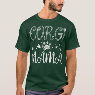 Lieve Hond Moeder corgi eigenaren hondenliefhebber T-shirt