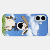 lieve hondenillustratie in gras Case-Mate iPhone case (Achterkant (horizontaal))