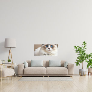 Lieve huisdier kat banner personaliseren
