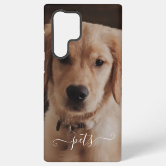 Lieve huisdieren foto om te herinneren samsung galaxy hoesje