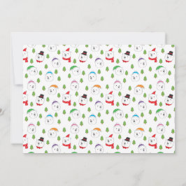 Lieve IJsbeer Kerst Hoofd Feestdagenkaart