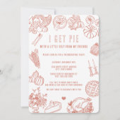 Lieve, informeel diner ter vieren van Thanksgiving Kaart (Voorkant)