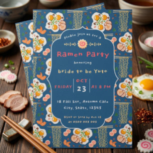 Lieve Japanse Culinaire Noedel Liefhebbers Ramen F Kaart