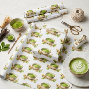 Lieve Japanse Matcha liefhebber Cadeaupapier