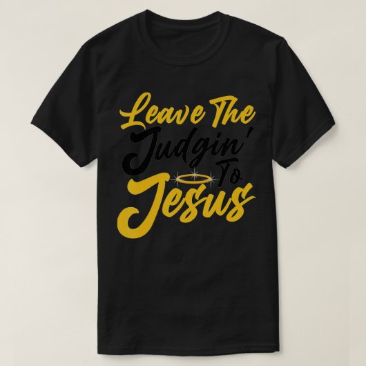 Lieve Jezus Gift voor mannen laat de rechter achte T-shirt (Design voorkant)