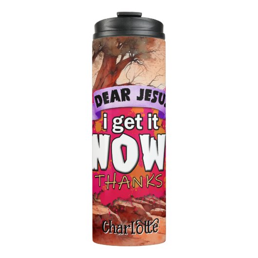 Lieve Jezus, ik begrijp het Thermosbeker (Voorkant)