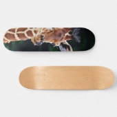 lieve jonge giraffe skateboard (Horizontaal)