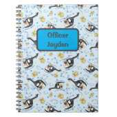 Lieve Jongens Politie Helikopter Print Notitieboek (Voorkant)