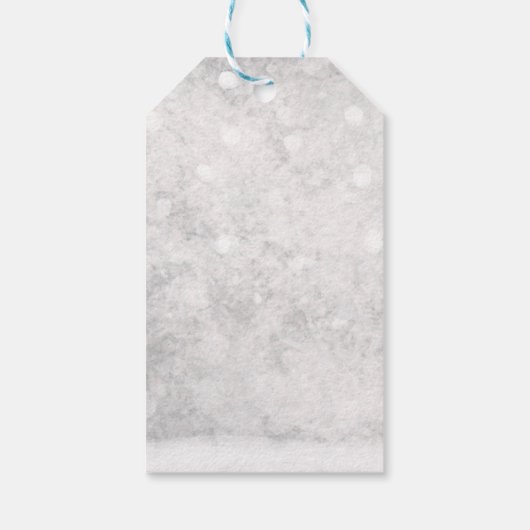 Lieve Kabouter Bokeh Cadeaulabel (Achterkant)