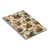 Lieve kabouter en bloemen ontwerp notitieboek (Rechterzijde)