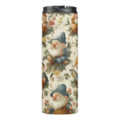 Lieve kabouter en bloemen ontwerp thermosbeker (Achterkant)