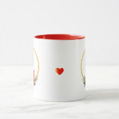 Lieve kabouter en kerstkrans mok (Midden)