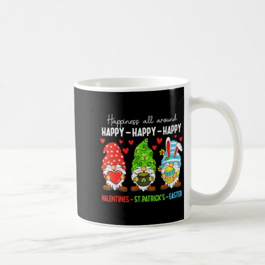 Lieve Kabouter Gelukkig Valentijnsdag St. Patrick  Koffiemok (Rechts)