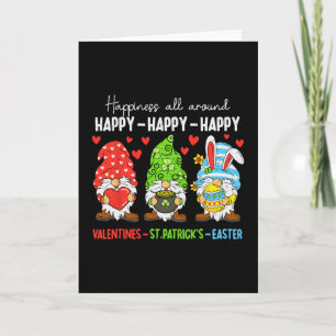 Lieve Kabouter Gelukkig Valentijnsdag St Patricks Kaart
