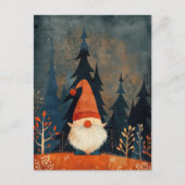 Lieve Kabouter Illustratie Whimsical Kerst Briefkaart (Voorkant)