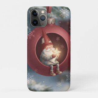 Lieve Kabouter in Rode Kerstbal Case-Mate iPhone Case