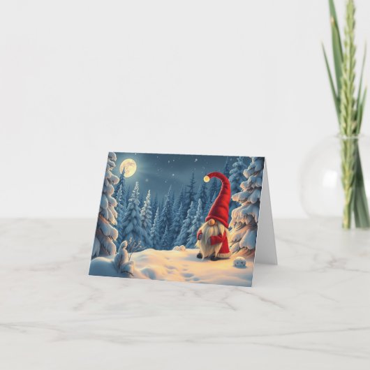 Lieve kabouter Kerstkaart Bedankkaart (Voorkant)
