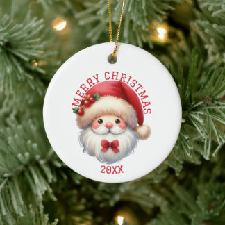 Lieve Kabouter Kerstmis Keramisch Ornament