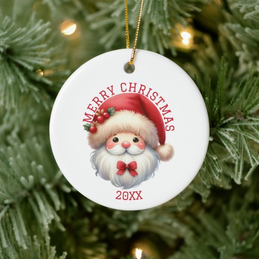 Lieve Kabouter Kerstmis Keramisch Ornament (Boom)