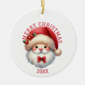 Lieve Kabouter Kerstmis Keramisch Ornament (Voorkant)