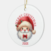 Lieve Kabouter Kerstmis Keramisch Ornament (Links)