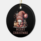 Lieve Kabouter Kerstmis Keramisch Ornament (Links)
