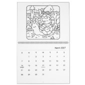Lieve Kabouter Kinderen Kleurkalender Kalender (Mar 2027)