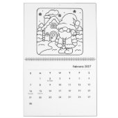 Lieve Kabouter Kinderen Kleurkalender Kalender (Feb 2027)