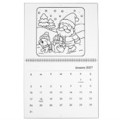 Lieve Kabouter Kinderen Kleurkalender Kalender (Jan 2027)