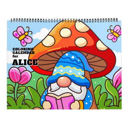 Lieve Kabouter Kinderen Kleurkalender Kalender (Hoes)