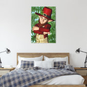 Lieve Kabouter Klaver Ierse Folklore Kunst Canvas Afdruk (Insitu (Slaapkamer))