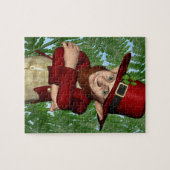Lieve Kabouter Klavertje Vier Ierse Folklore Kunst Legpuzzel (Horizontaal)