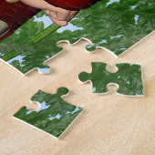 Lieve Kabouter Klavertje Vier Ierse Folklore Kunst Legpuzzel (Zijkant)