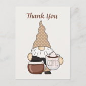 Lieve kabouter koffiezaak verkopers voeg tekst toe briefkaart (Voorkant)