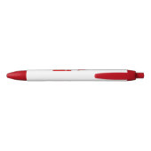 Lieve Kabouter met een Hart en Monogram Zwarte Inkt Pen (Achterkant)