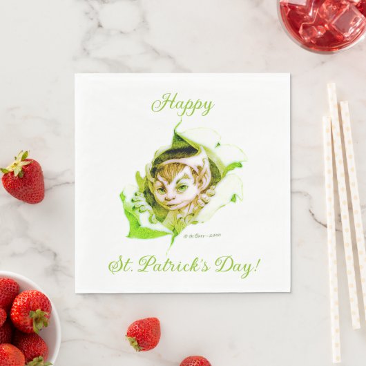 Lieve Kabouter St. Patrick's Dag  Servet (Insitu)