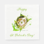 Lieve Kabouter St. Patrick's Dag  Servet (Voorkant)