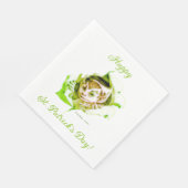 Lieve Kabouter St. Patrick's Dag  Servet (Hoek)
