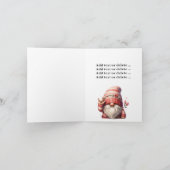Lieve Kabouter Tekent Liefde Kaart (Binnen)