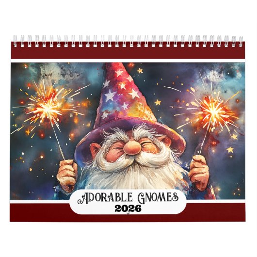 Lieve Kabouters 2026 Midden Dubbele Pagina Kalender (Hoes)