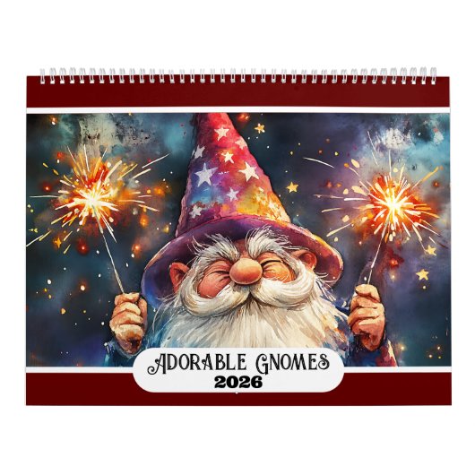Lieve Kabouters 2026 Twee Pagina's Groot Kalender (Hoes)