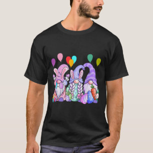 Lieve kabouters Pasen Eieren Ballonnen Grappige Ka T-shirt