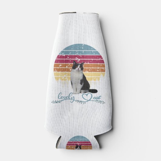 Lieve kat flesjeskoeler (Voorkant)