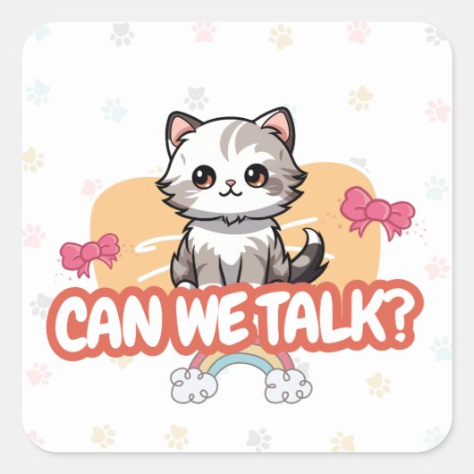 Lieve Kat Liefhebber Sticker | kat vader | kat moe (Voorkant)