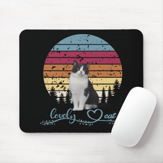 Lieve kat muismat (Met muis)