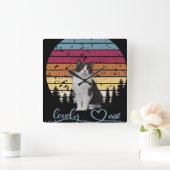 Lieve kat vierkante klok (Huis)