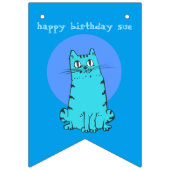 lieve katten grappige katten feestelijke kleuren vlaggetjes (Derde vlag)